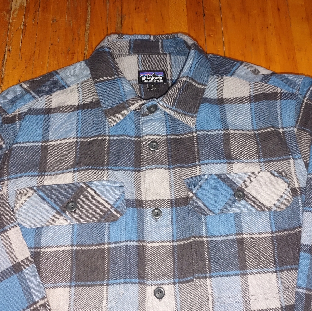 Patagonia button up flannel shirt